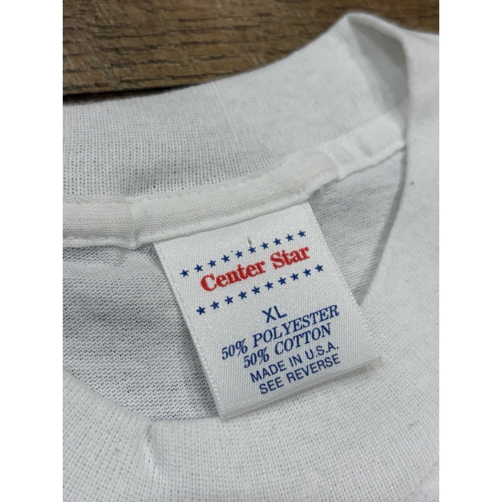 Vintage 90s Golf Shoebox Greetings Funny Graphic Tee Shirt White XL Made In USA - Picture 3 of 7